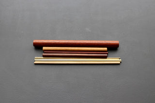 Pasta Rolling pins/Mini mattarelli/Brass Ferretto 9pc - The Cook's Edge