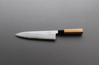 Yoshikazu Tanaka White #1 Damascus Gyuto 210mm - The Cook's Edge