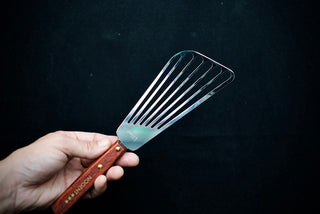 Nogent 3 star wood handle fish spatula - The Cook's Edge