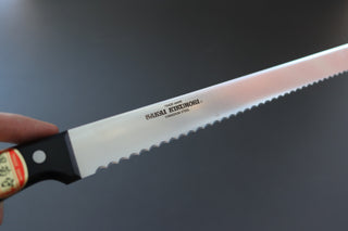 Sakai Kikumori Mo V Bread Knife 300mm Y-6030 - The Cook's Edge