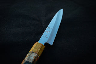 Nakagawa Hamono Silver3 Petty 150mm W/ Stabilized Birch Handle - The Cook's Edge