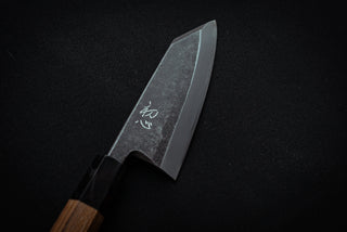 Shirasagi Kurouchi Kiritsuke Deba 150mm - The Cook's Edge