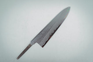Yoshikazu Tanaka White#1 Damascus Gyuto 210mm (Blade Only) - The Cook's Edge