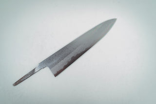 Yoshikazu Tanaka White #1 Damascus Gyuto 240mm (Blade Only) - The Cook's Edge