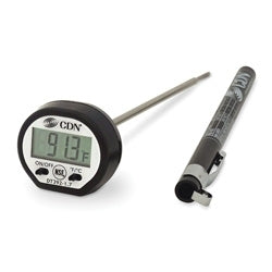 CDN Thermometer Digital ProAccurate (1.7mm Tip) Black - The Cook's Edge